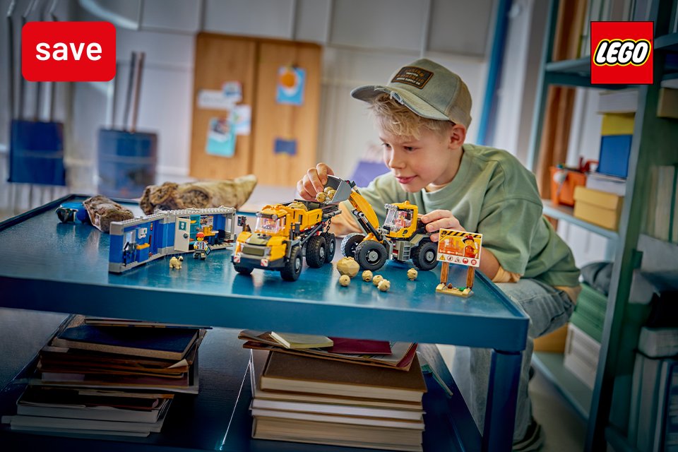 Save 25% on selected LEGO® sets with code BDAY25. Perfect for those gifting occasions.