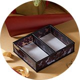 Jewellery boxes.