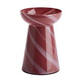 Red candle holder