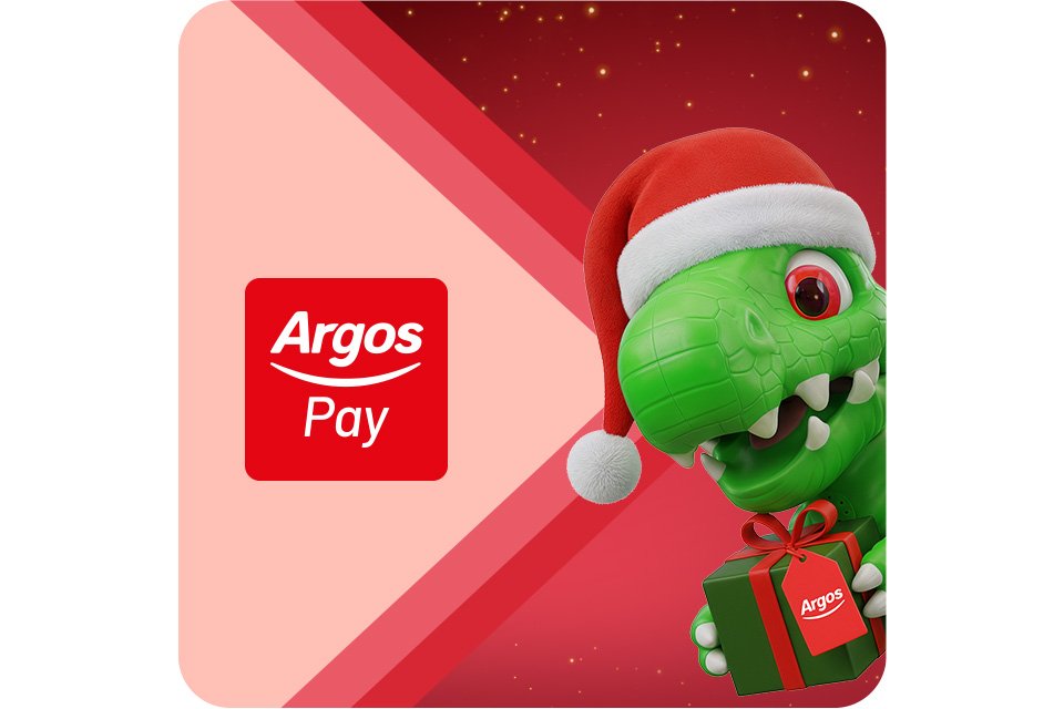 Spread the cost this Christmas with Argos Pay. Representative 34.9% APR (variable)*.
