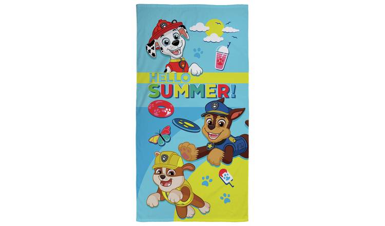 Paw Patrol Summer Towel - Multicoloured - 70x140cm