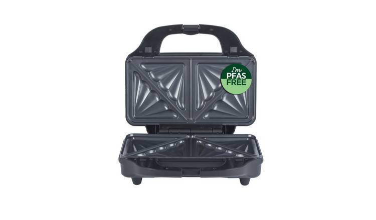 Salter Kuro XL 2 Slice Sandwich Toaster - PFAS-Free - Black