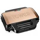 Tower rose gold store sandwich maker