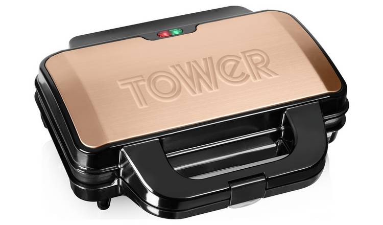 Buy Tower T27032RG 3-in-1 2 Portion Sandwich Toaster - Rose Gold, Sandwich  toasters