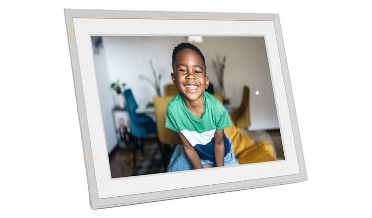 AURA Carver 10 Inch Digital Photo Frame - Matt Clay