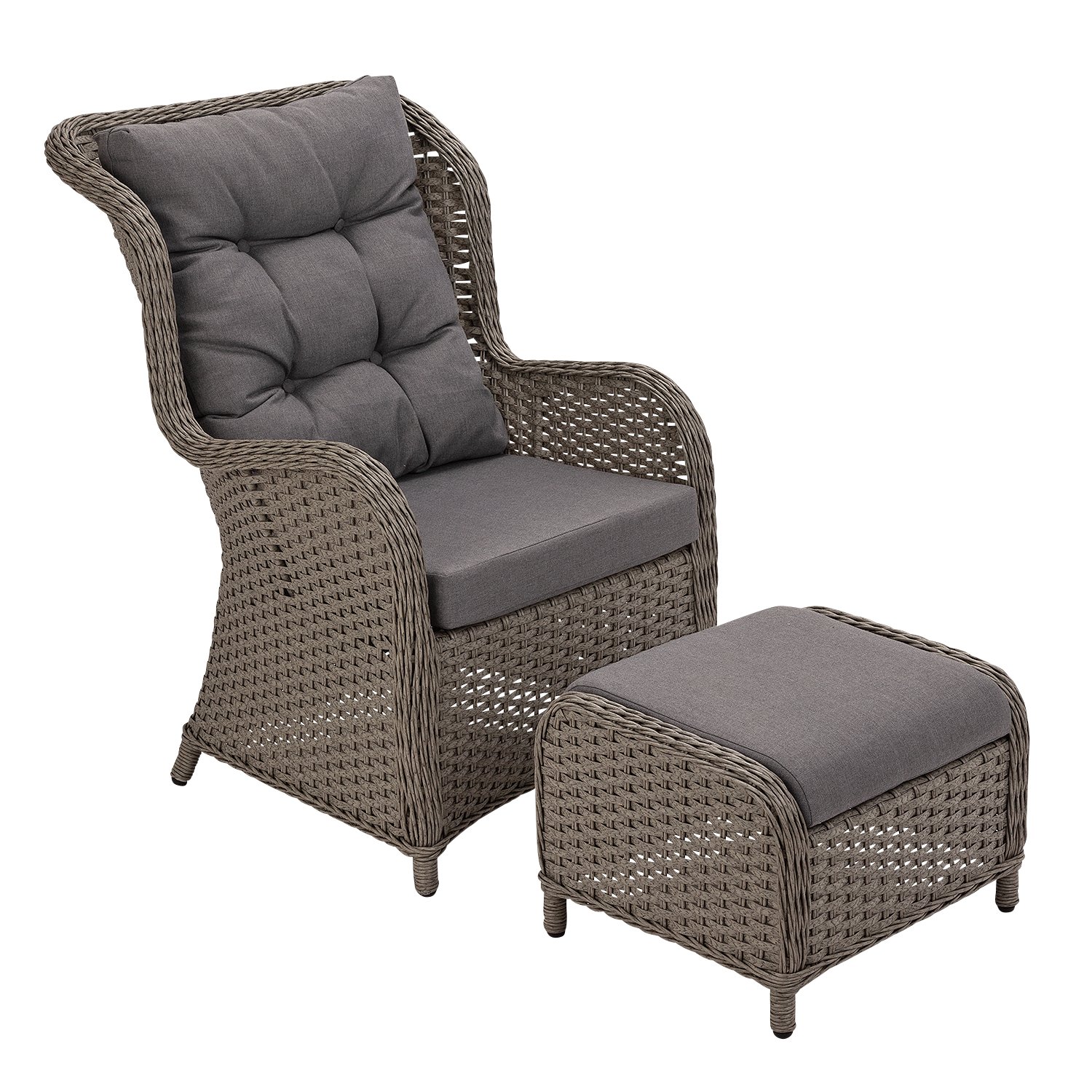 Argos Home Dave Rattan Effect Garden Chair and Stool review | 9.2 / 10