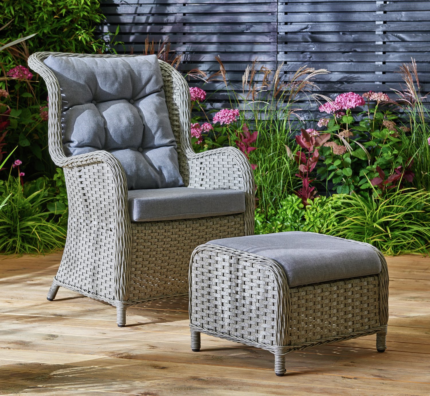 Argos Home Dave Garden Chair and Stool Review