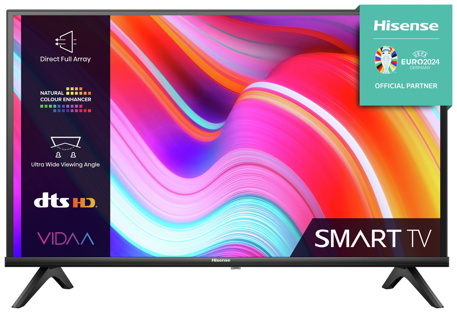 Hisense 40 Inch 40E4KTUK Smart Full HD HDR LED Freeview TV