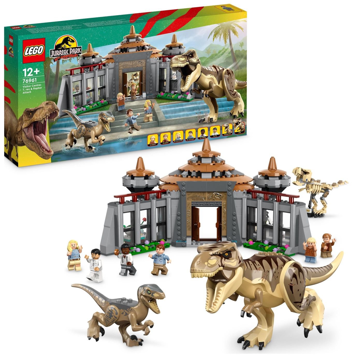 LEGO Jurassic Park Visitor Centre: T.rex Raptor Attack 76961