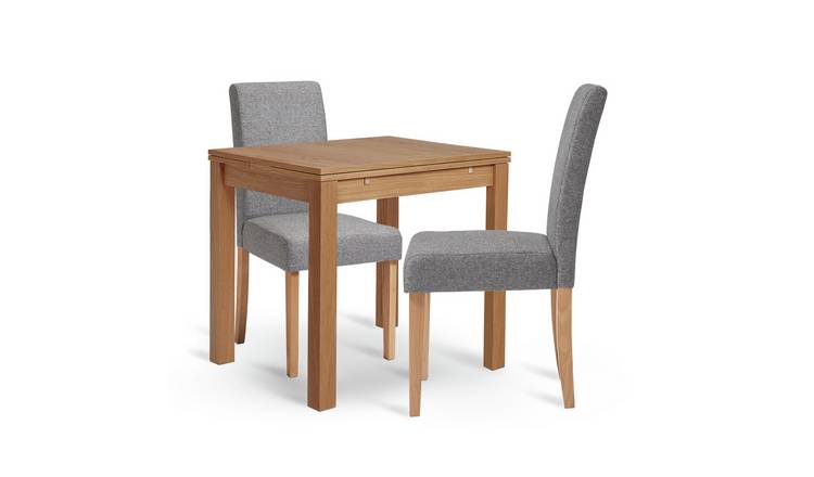 Argos table best sale and chairs grey