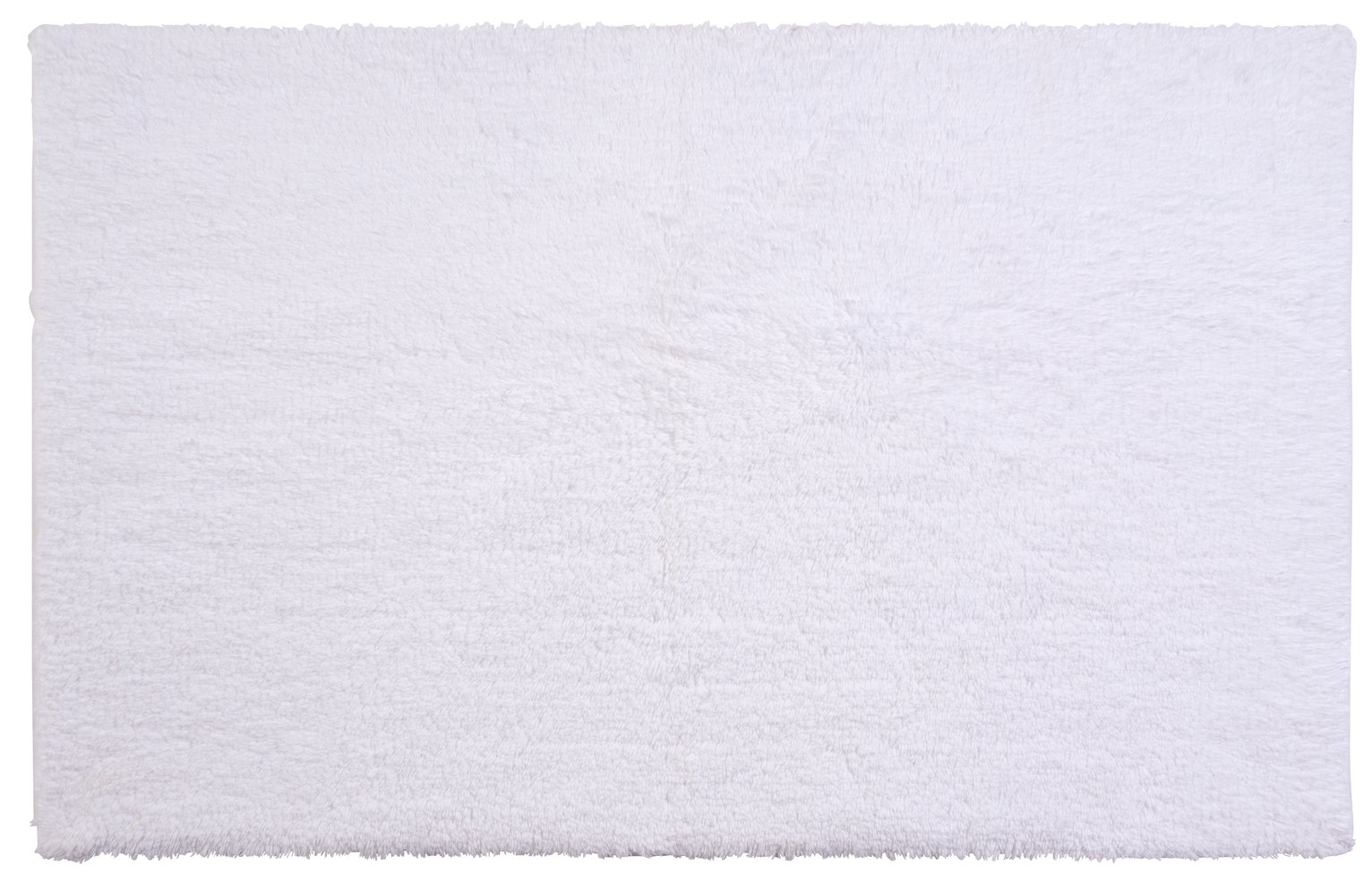 white bath mat