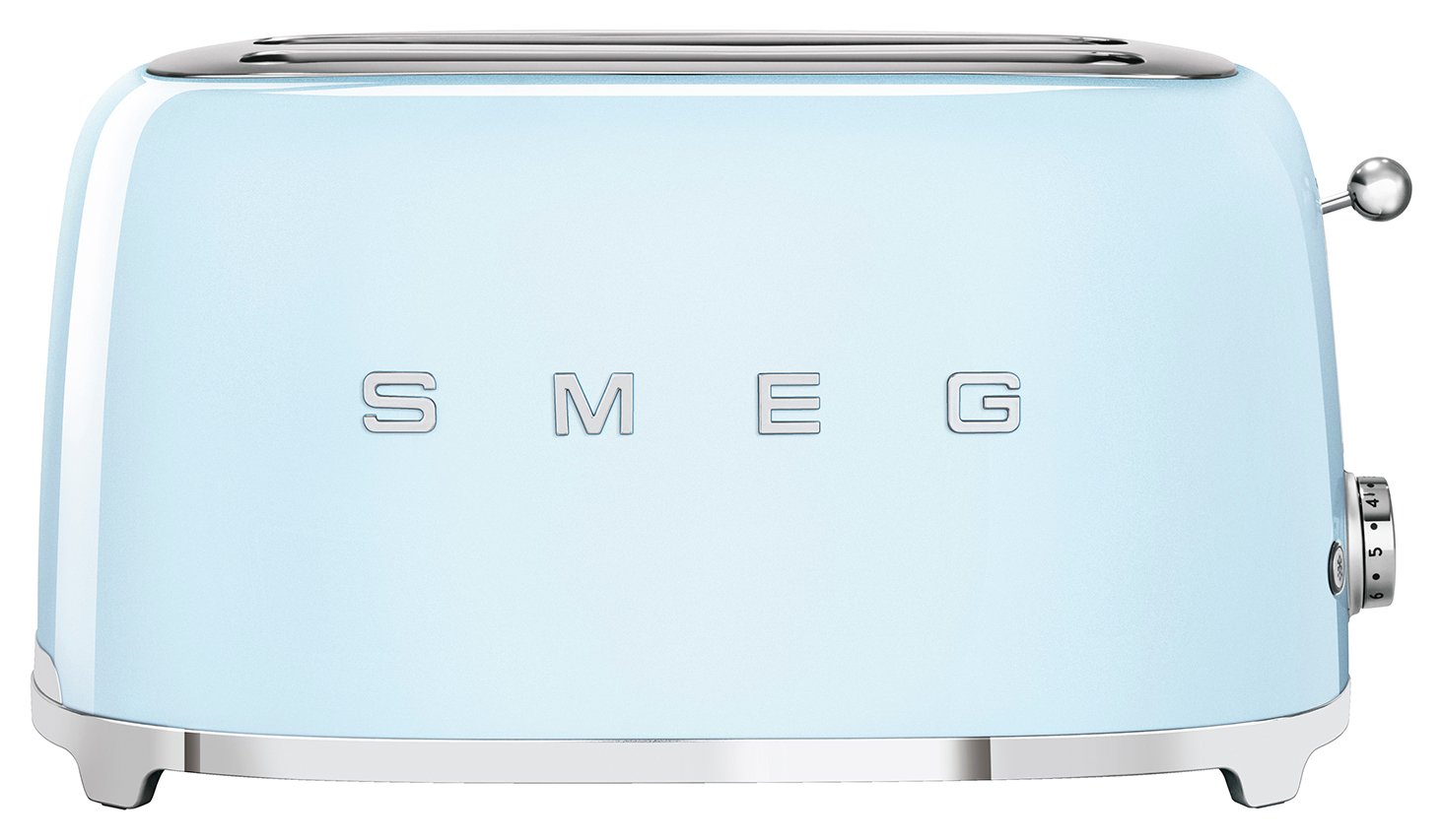 Smeg TSF02PBUK 50's Style Long Slot 4 Slice Toaster - Blue