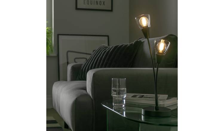 Argos black table deals lamp