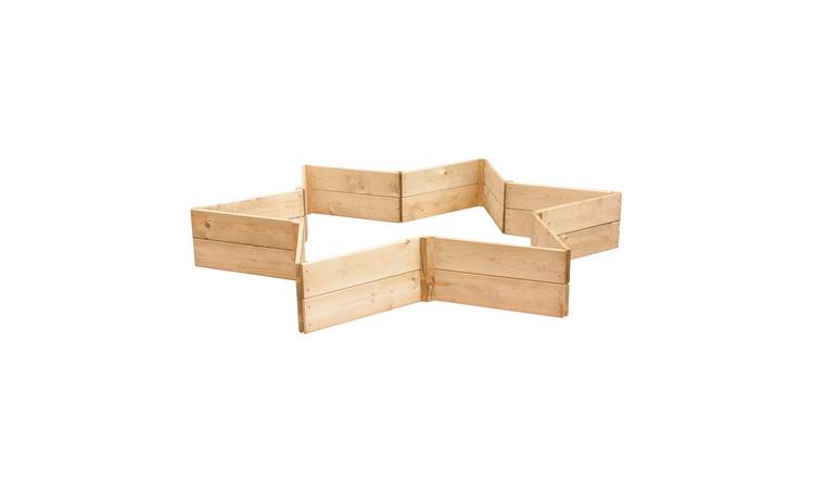 Greena Star Shaped Raised Bed 60cm each side, 30cm High