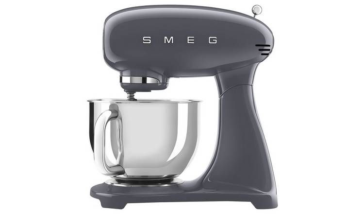 Smeg SMF03GRUK 50's Style Retro Food Mixer with Stand - Grey
