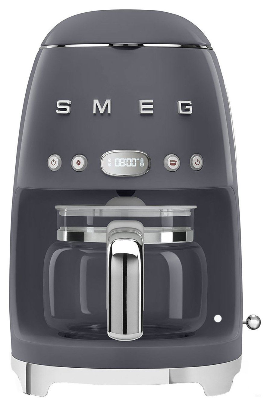 Smeg DCF02GRUK 50's Style Retro Filter Coffee Machine - Grey