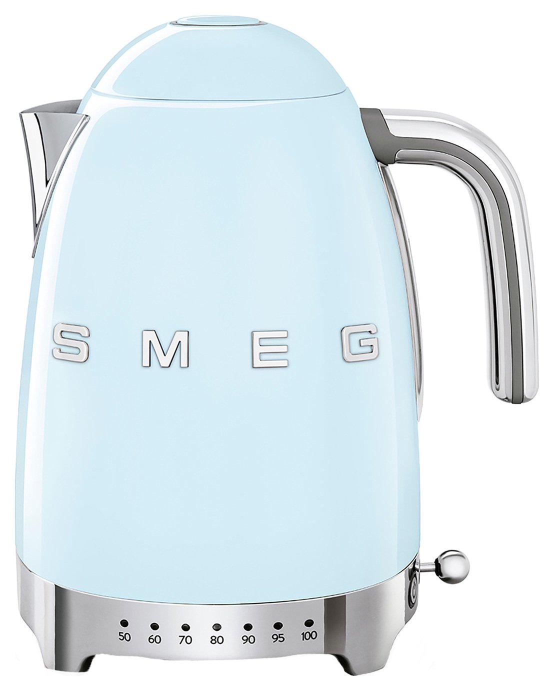 Smeg 50's Style Retro Variable Temperature Kettle - Blue