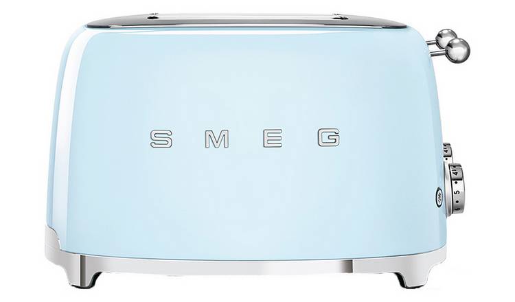 Smeg TSF03PBUK 50's Style Retro 4 Slice Toaster - Blue