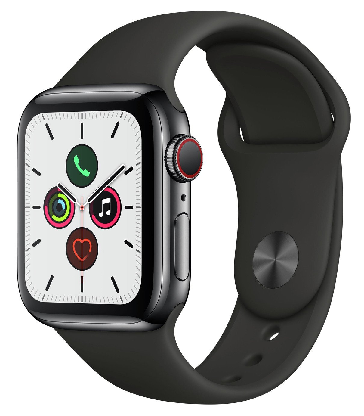 Apple Watch S5 Cellular 40mm Black S Steel / Black Band Review