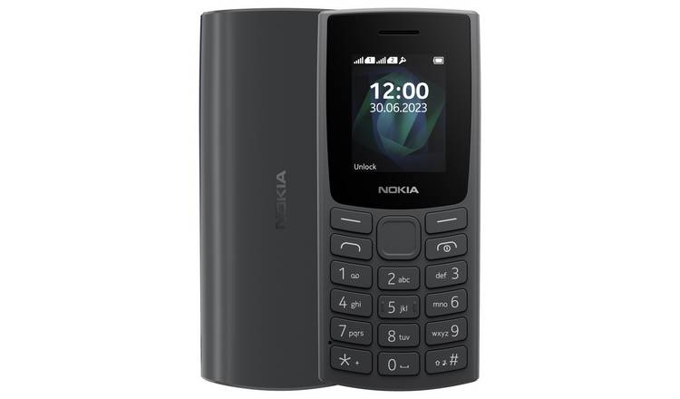 Nokia 105 SIM-Free Mobile Phone, Black: : Electronics