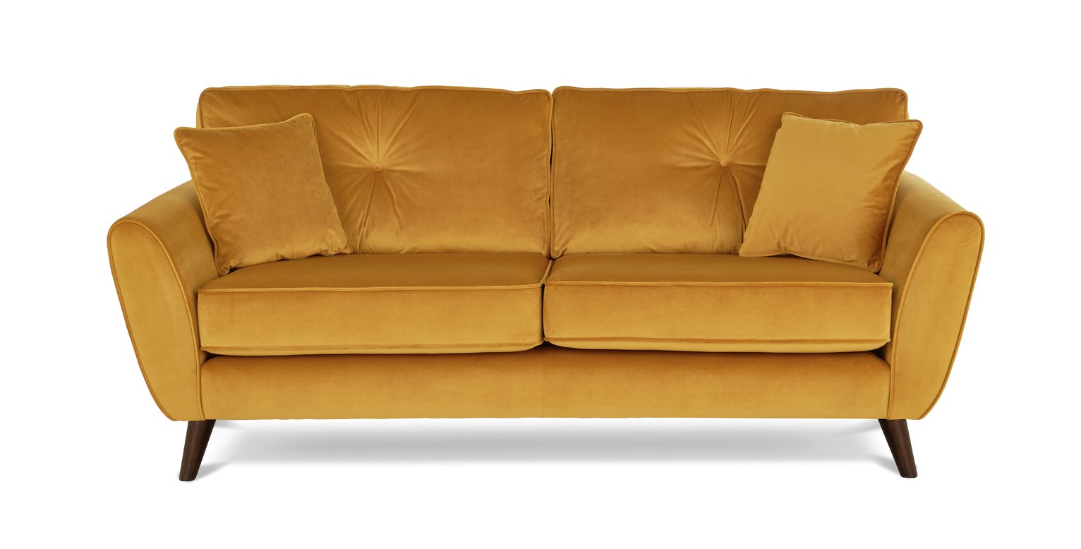 Argos Home Isla 3 Seater Velvet Sofa Review