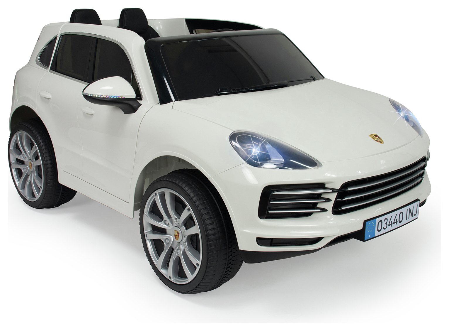 Injusa Porche Cayenne 12V Powered Vehicle - White