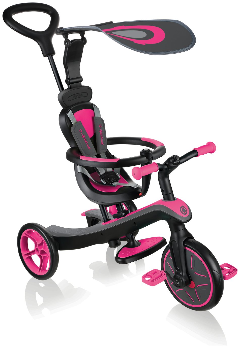 Globber 4-in-1 Explorer Trike - Fuchsia