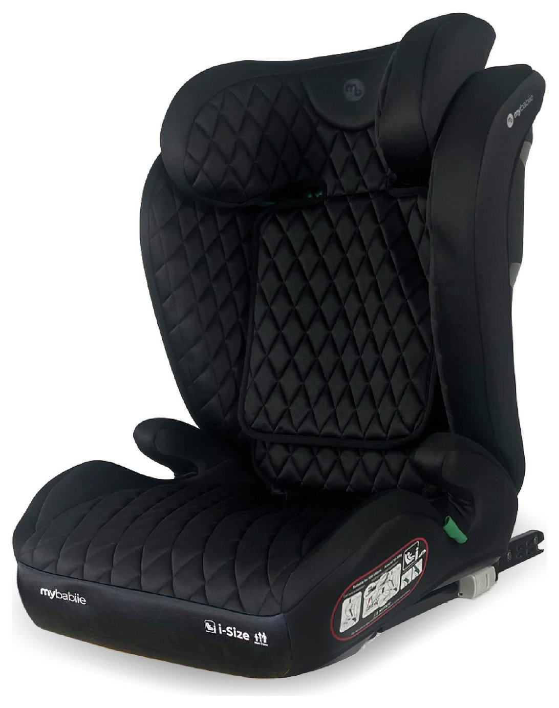 My Babiie Quilted Black Car Seat