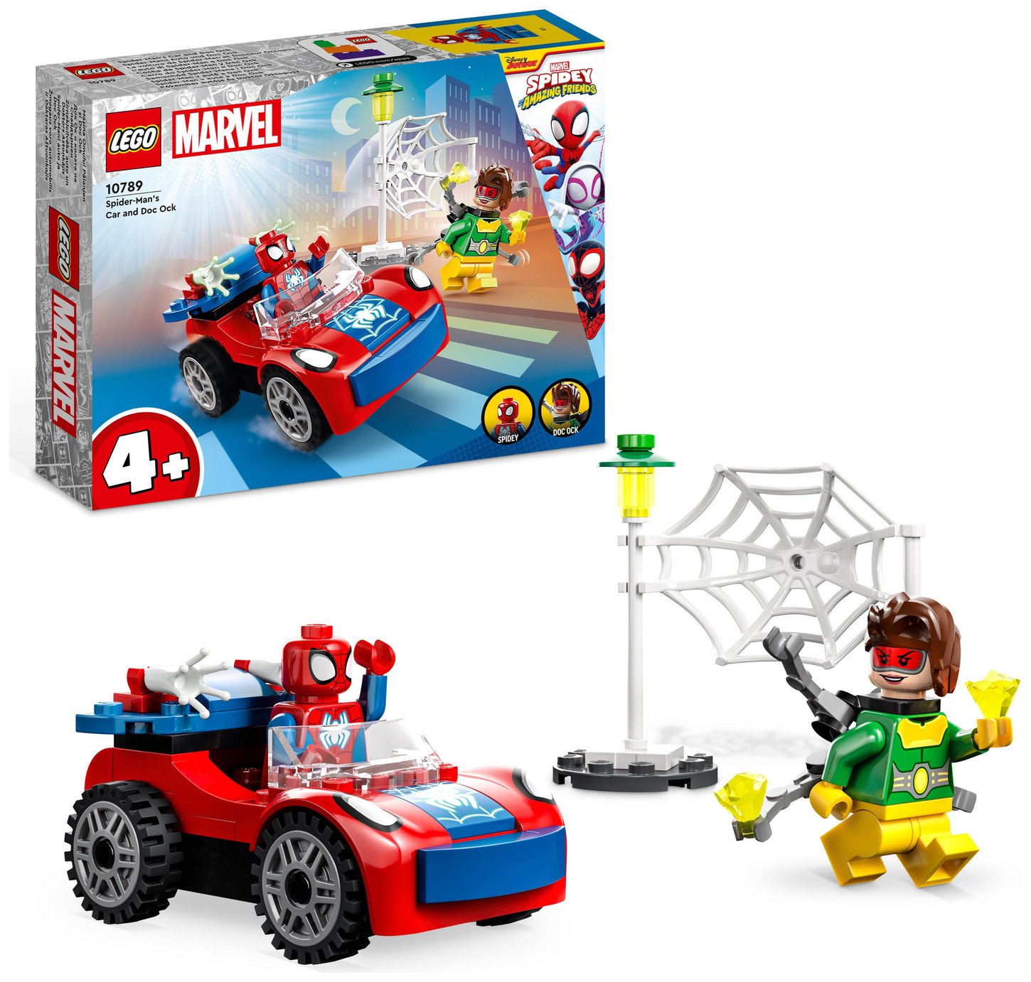 LEGO Marvel Spider-Man\'s Car and Doc Ock Building Toy 10789