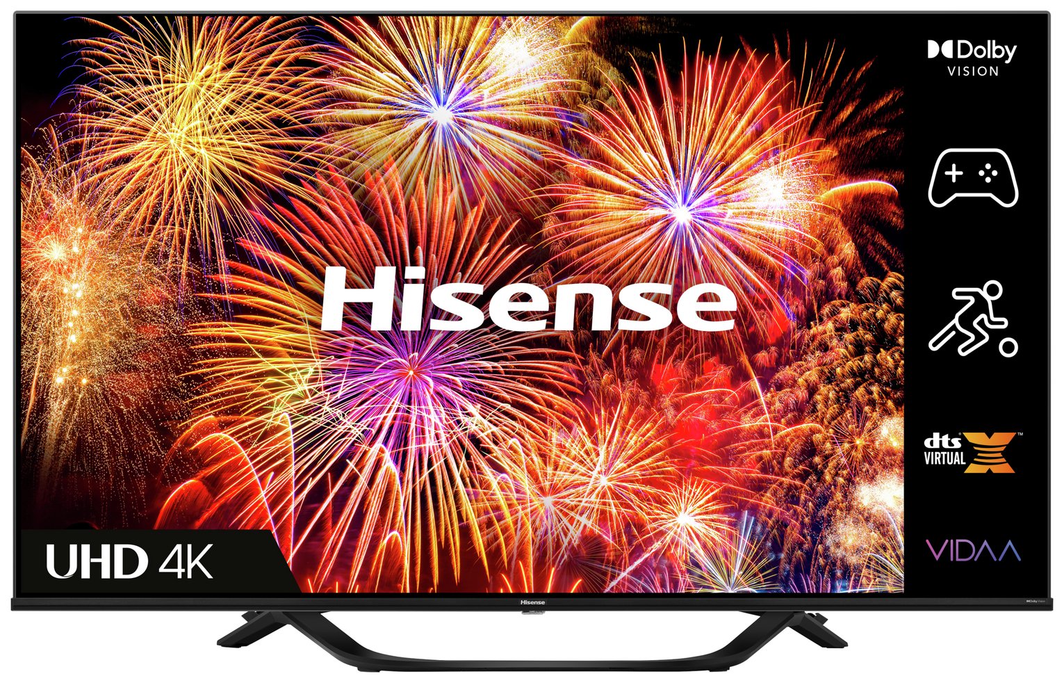Hisense 50 Inch 50A63HTUK Smart 4K UHD HDR LED Freeview TV