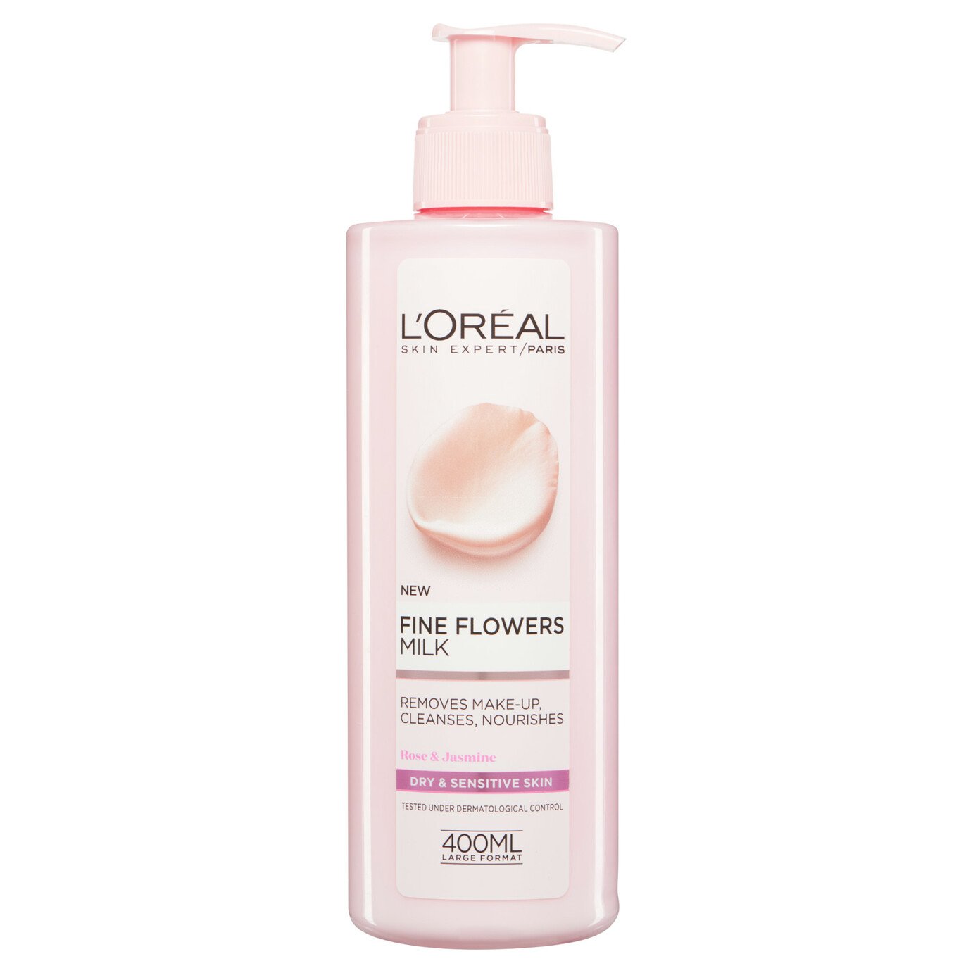 L'Oreal Paris Skin Fine Flower Cleansing Milk - 400ml