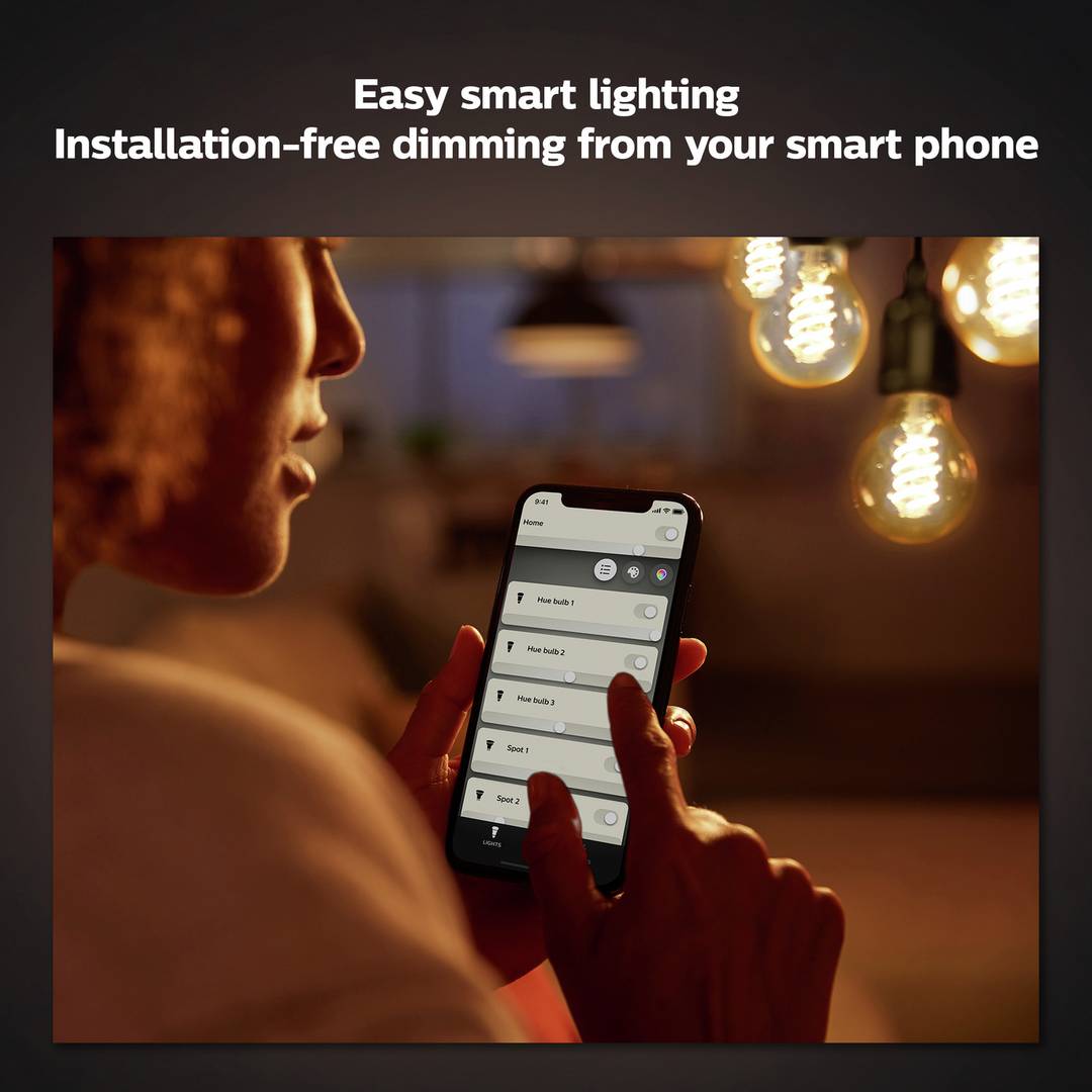 Philips Hue E27 White Smart Filament Bulb with Bluetooth