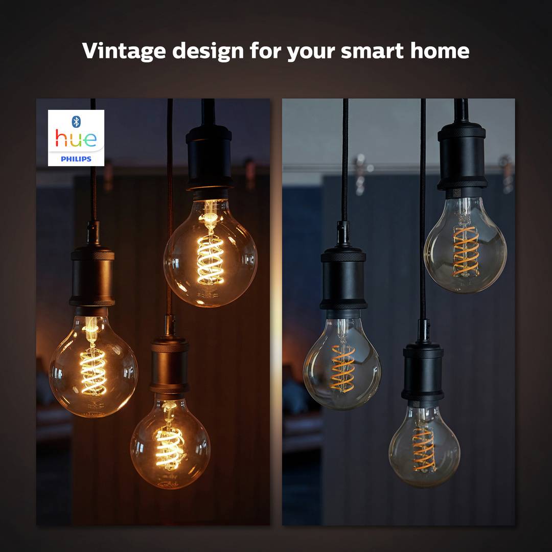 Philips Hue E27 White Smart Filament Bulb with Bluetooth
