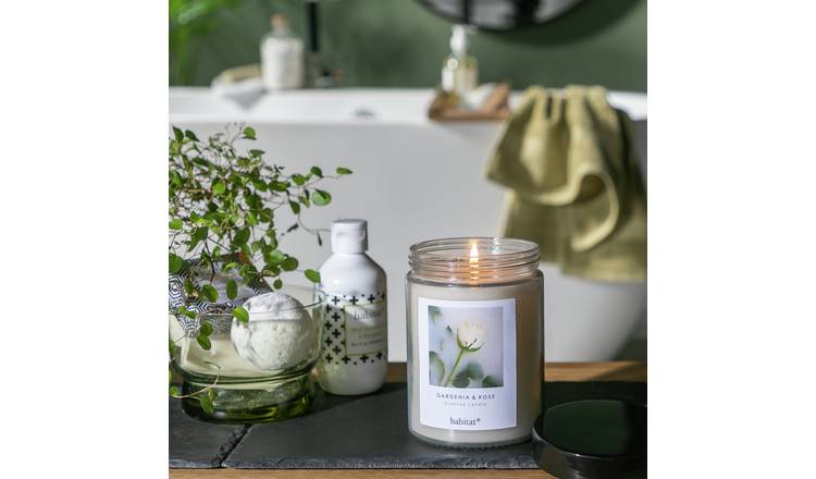 Habitat Scented Jar Candle - Gardenia & Rose