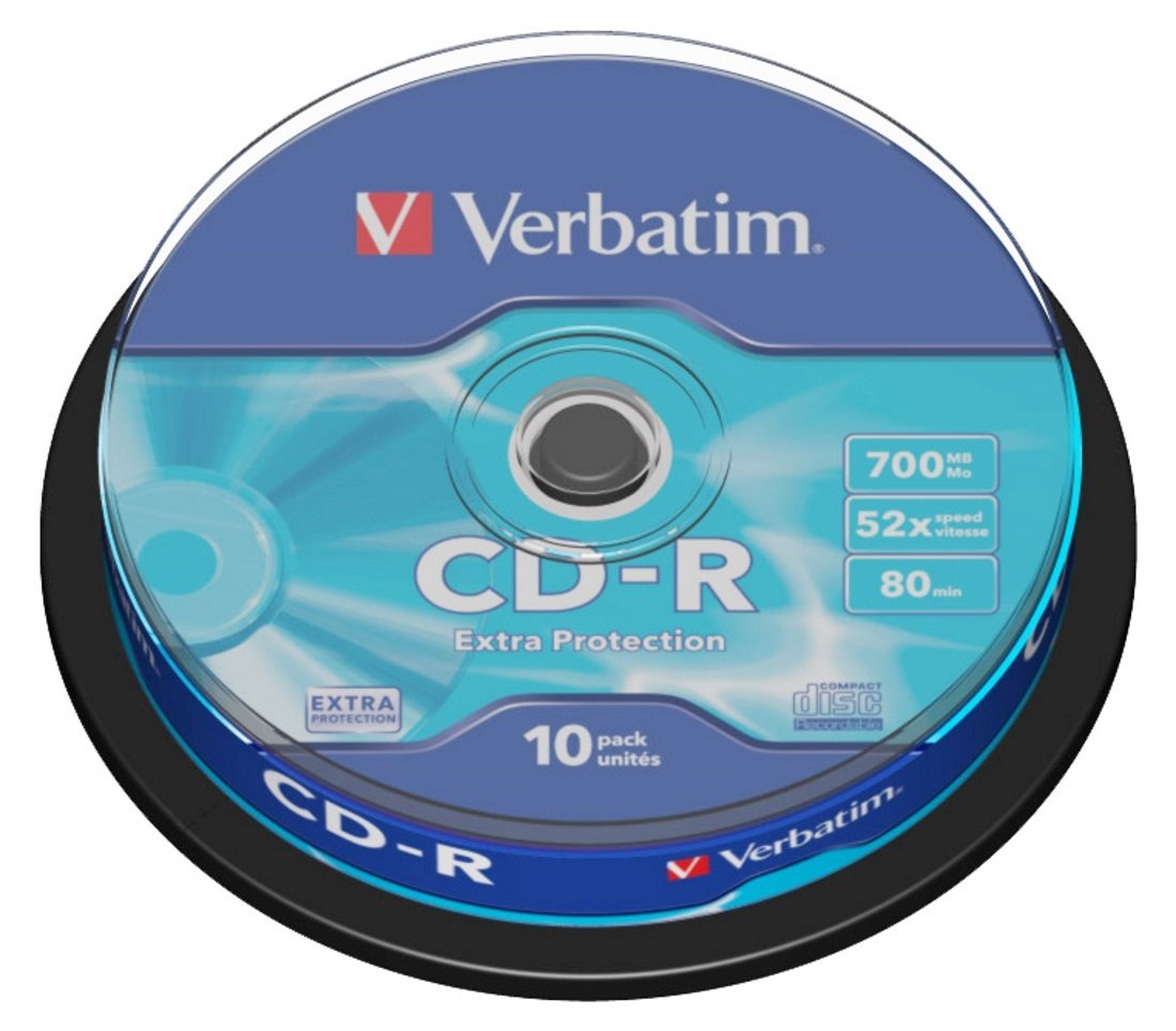 Verbatim CD-R 52x Speed - 10 Pack Spindle