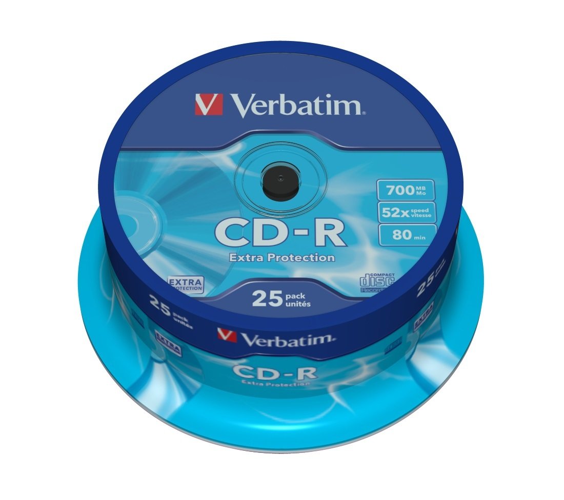 Verbatim CD-R 52x Speed - 25 Pack Spindle