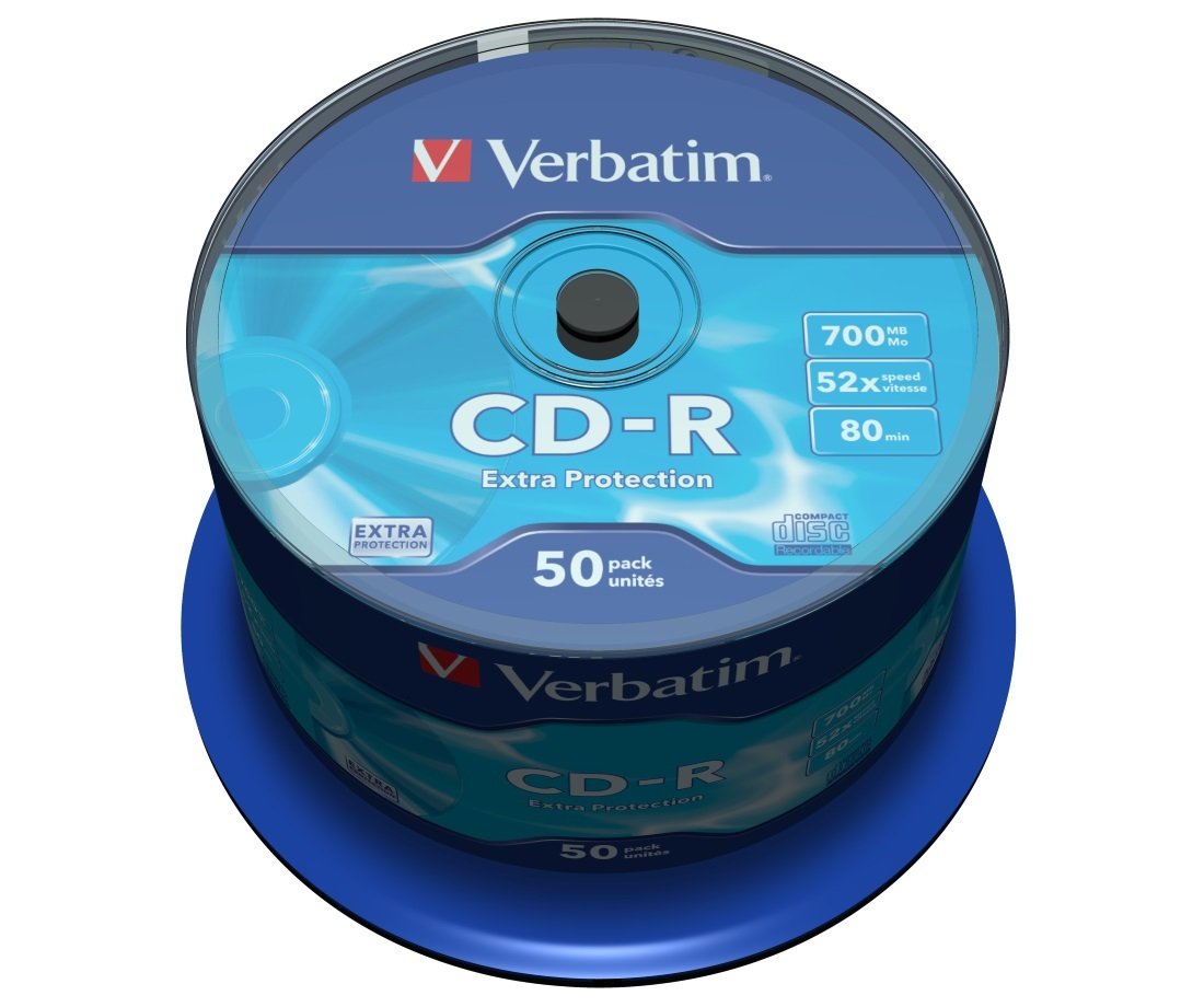 Verbatim CD-R 52x Speed - 50 Pack Spindle