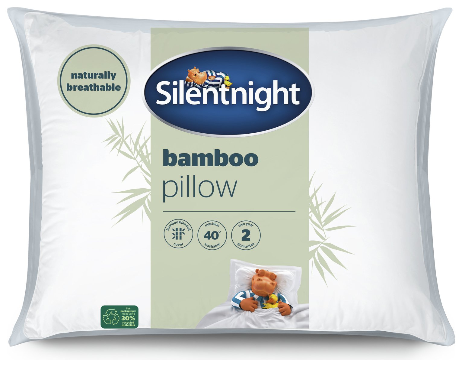 Silentnight Hollowfibre Bamboo Eco Pillow 