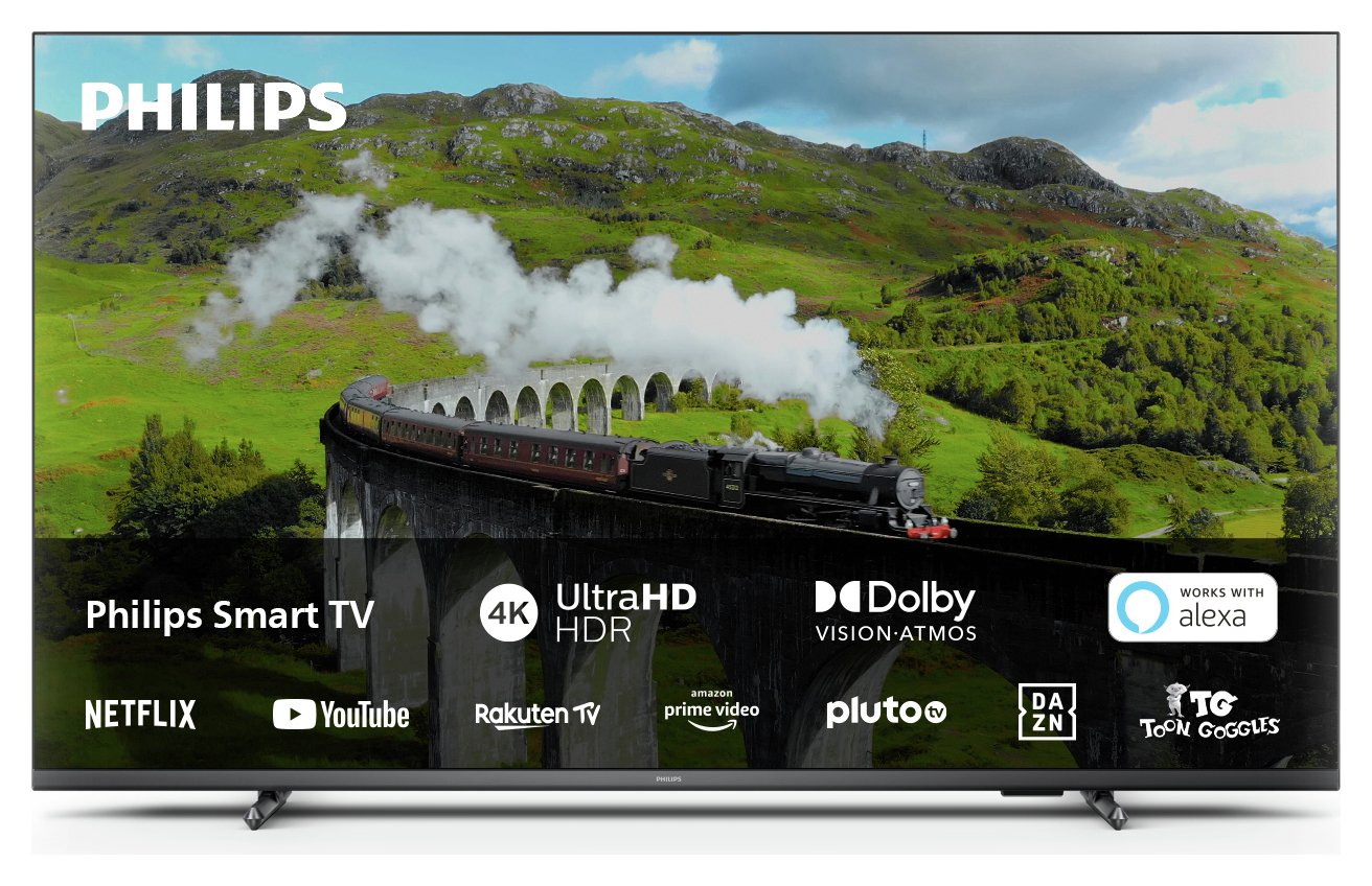 Philips 75 Inch 75PUS7608 Smart 4K UHD HDR LCD Freeview TV