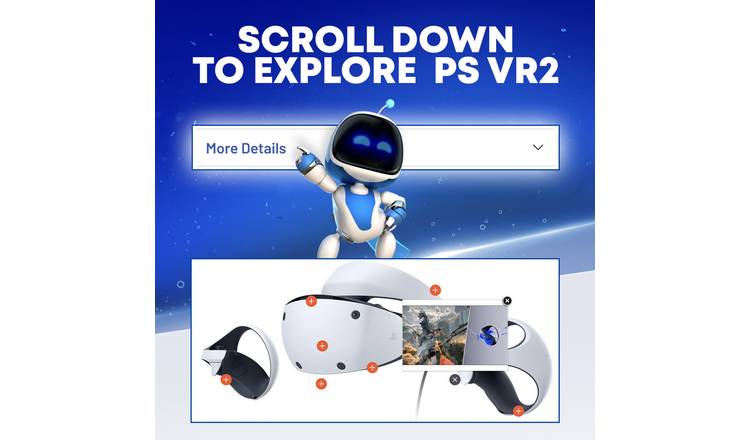  PS VR2 Wall Mount Kit, All in One Solid Metal Wall Mount Kit  for PS VR2 Headset, PS VR2 Controllers, PS5 Controllers, PS5 Headphone and  PS5 Media Remote - White 