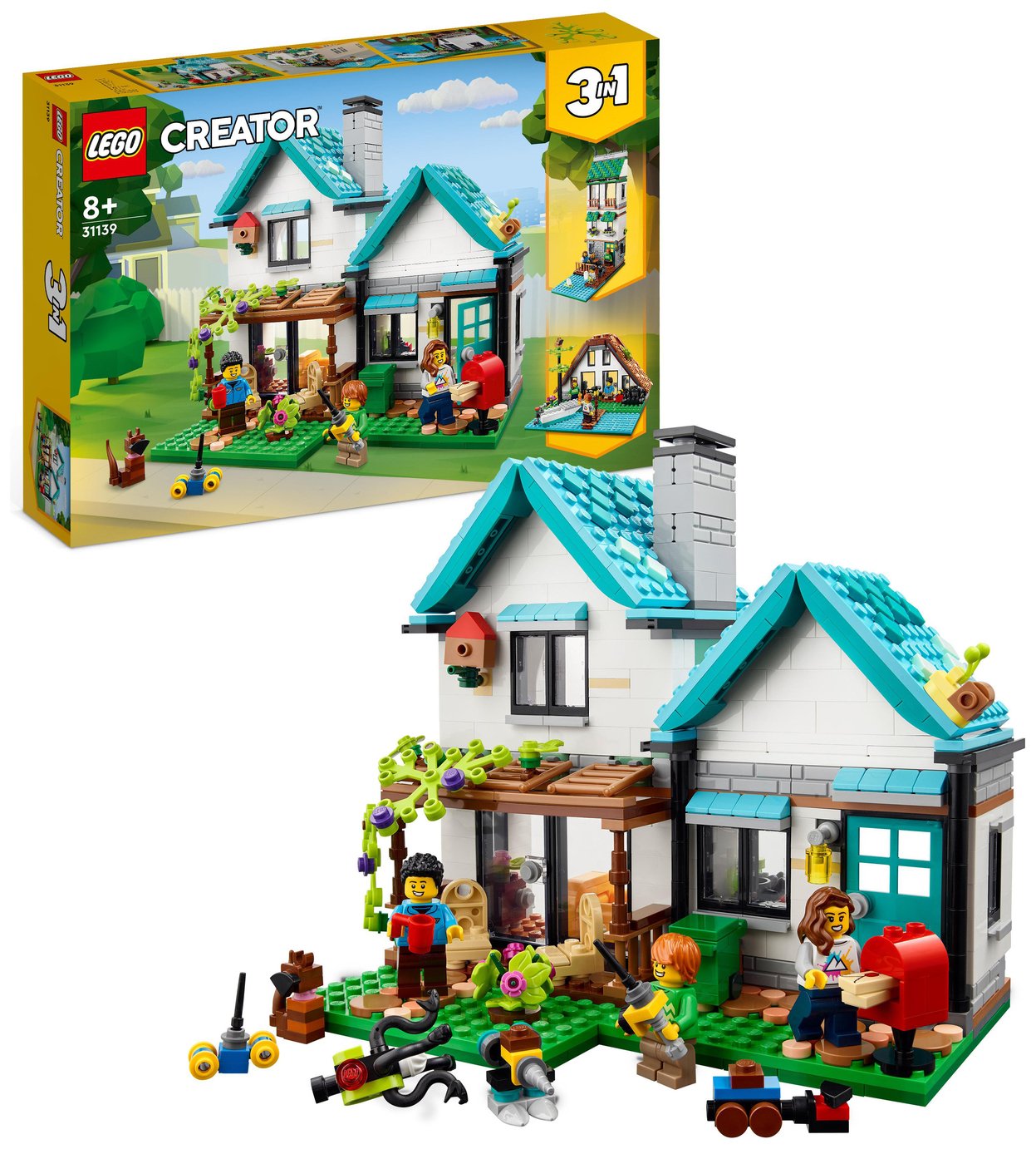 LEGO Creator 3 in 1 Cosy House Toys Model Building Set 31139