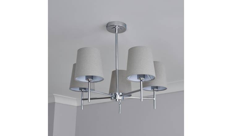 Grey semi deals flush ceiling light