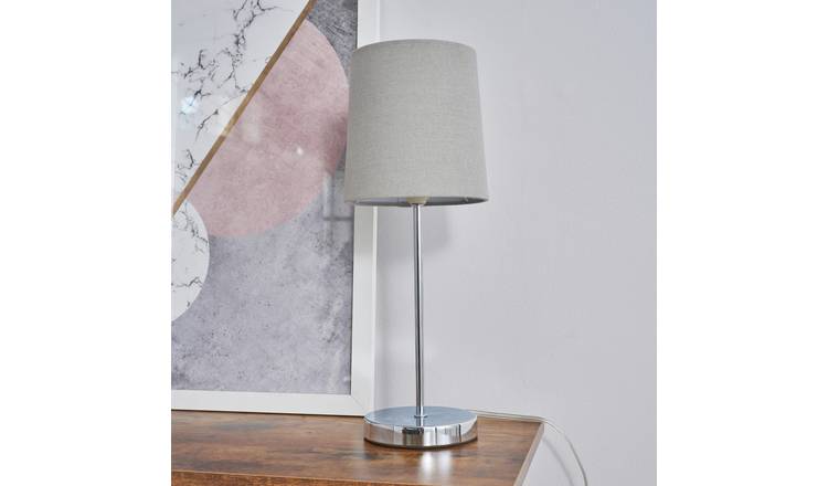 Argos table deals lamps grey