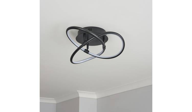 Ribbon semi deals flush ceiling light