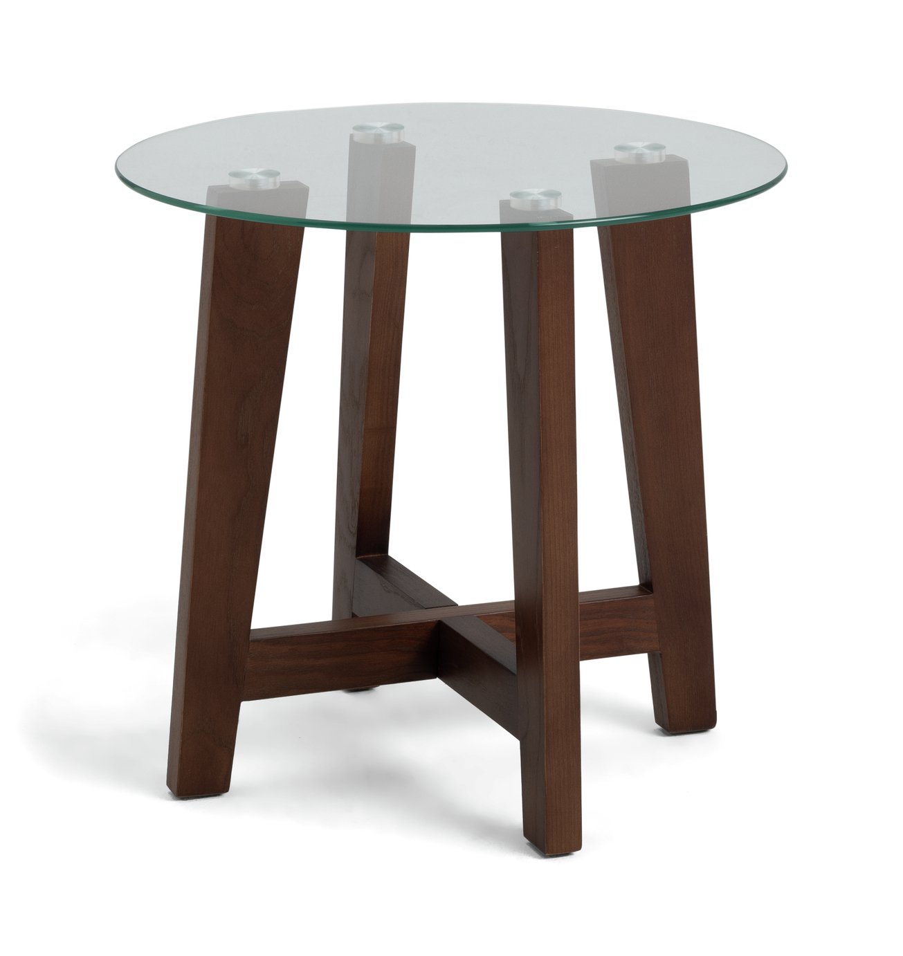 Habitat Zela Side Table - Walnut