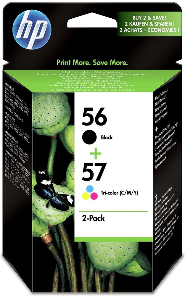 HP 56 / 57 Original Ink Cartridge Multipack - Black & Colour