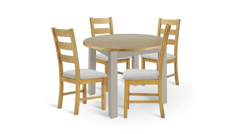 Argos 4 deals chair dining table