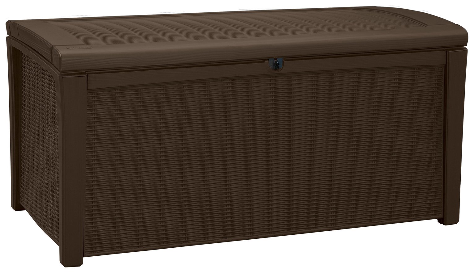 Keter Borneo Rattan Effect Brown Storage Bench