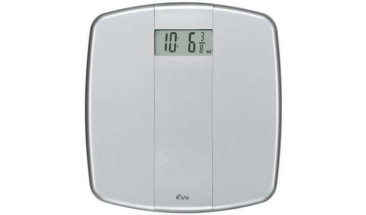 Weight Watchers White Digital Bathroom Scale at