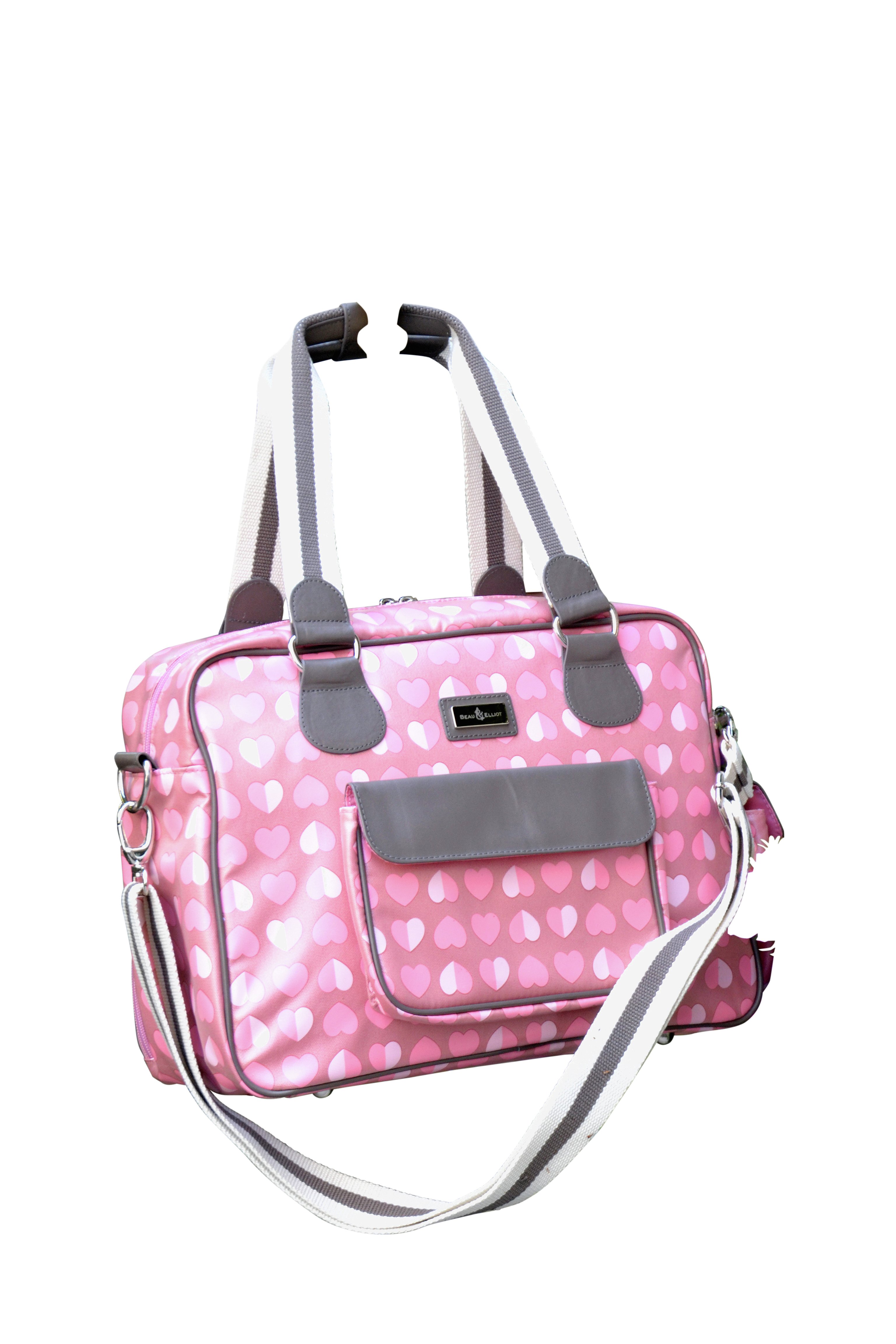 Beau and Elliot Confetti Baby Changing Bag - Pink